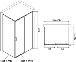 Alex Baitler Боковая стенка SG61C80 – фотография-3